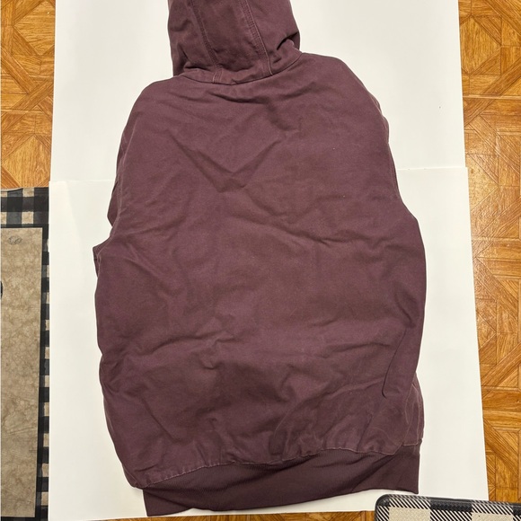Carhartt Women’s Purple Hooded Coat - Picture 4 of 5